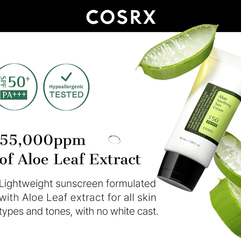 CosRx Aloe Soothing Sun Cream SPF50+ 50ml