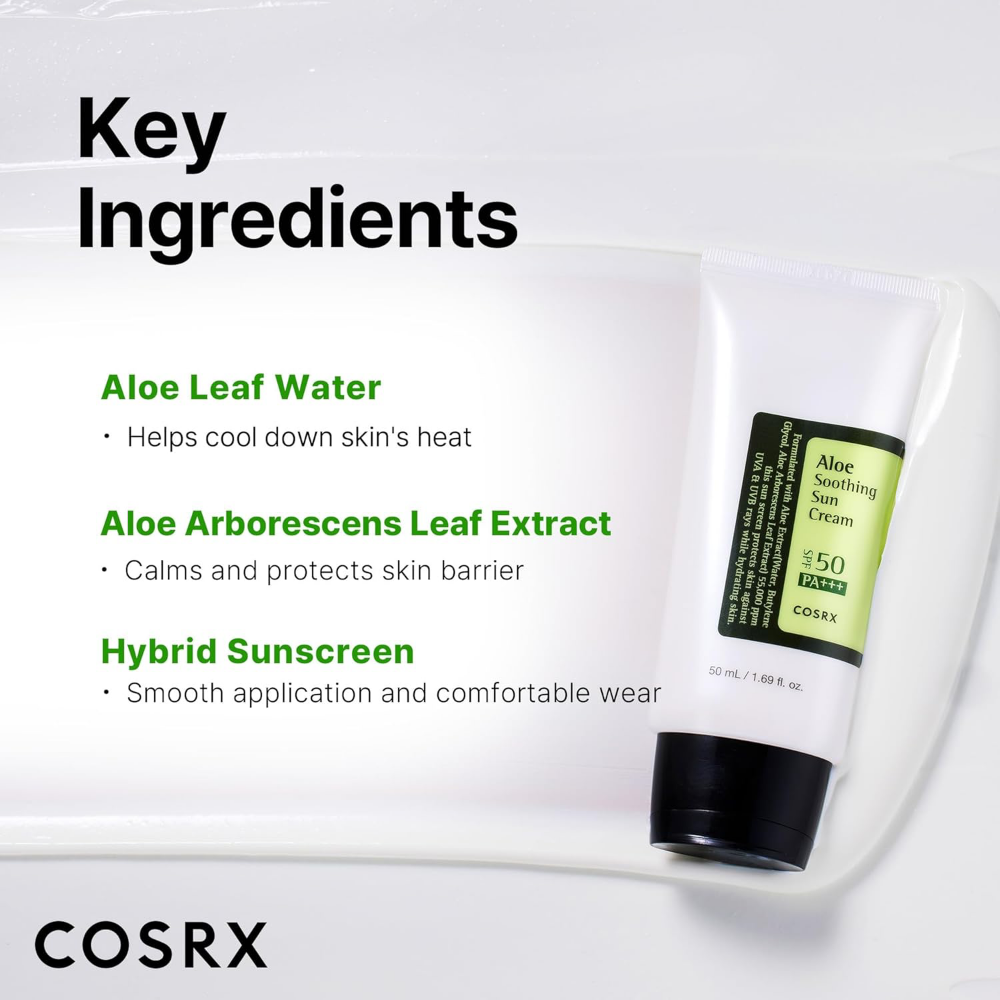CosRx Aloe Soothing Sun Cream SPF50+ 50ml