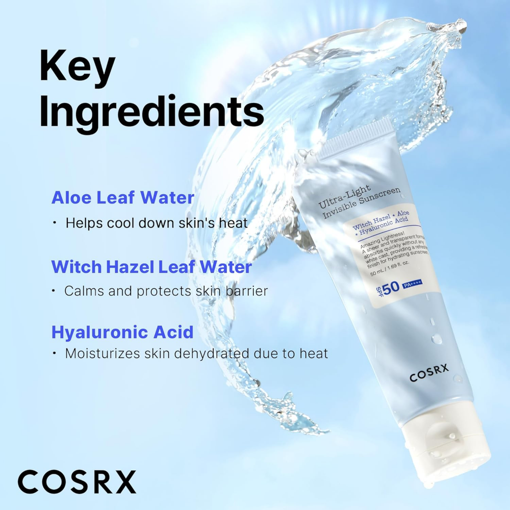 CosRx Ultra Light Invisible Sunscreen PA++++ SPF50 50ml