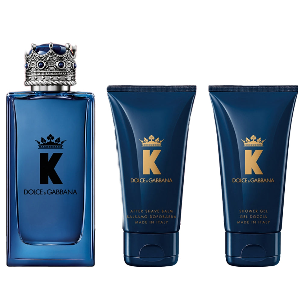Dolce & Gabbana K Eau De Toilette & Aftershave Balm Gift Set 100ml