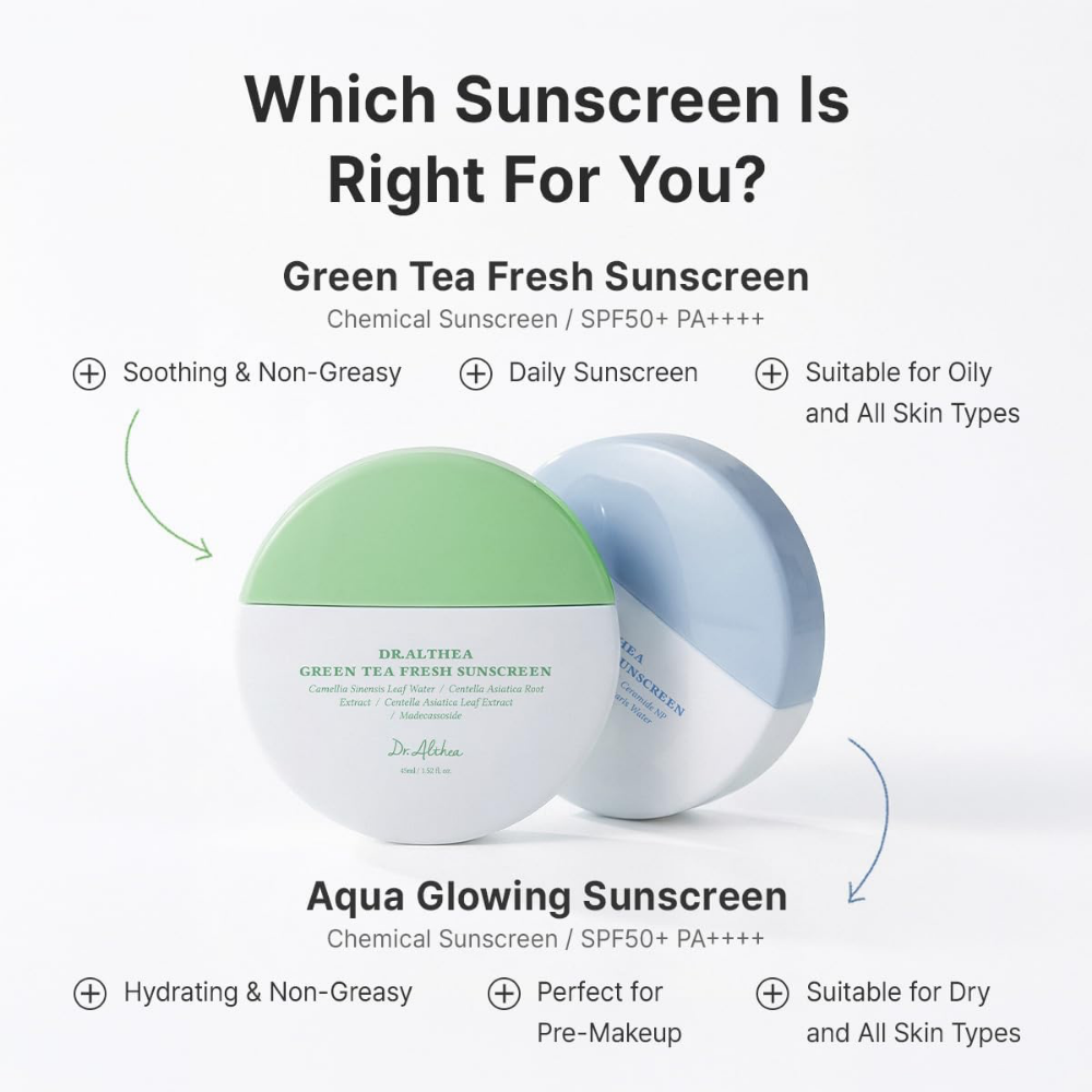 Dr. Althea Green Tea Fresh Sunscreen PA++++ SPF50+ 45ml