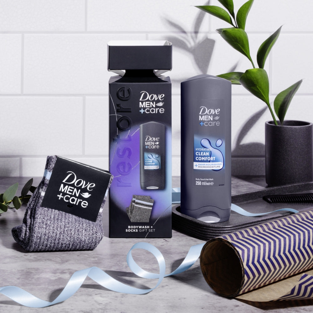 Dove Men+Care Clean Comfort Body Wash Set