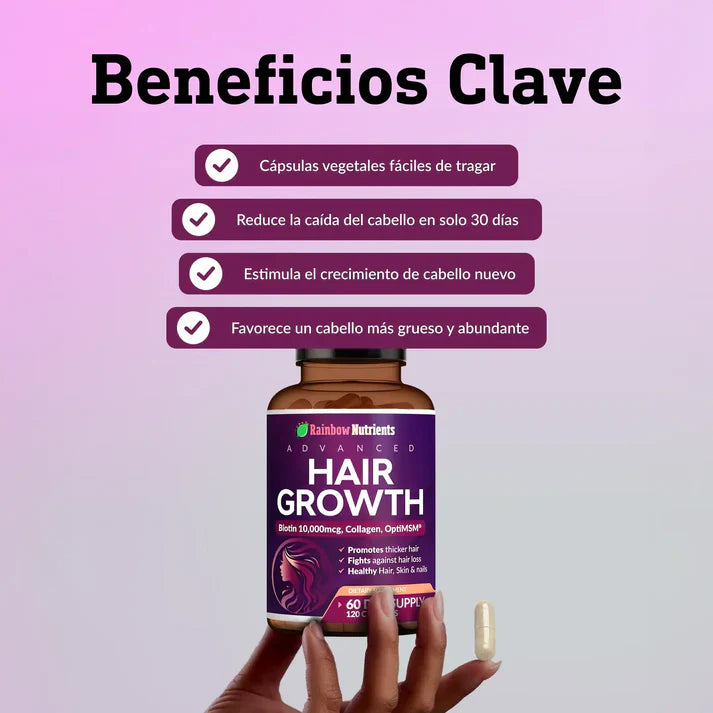 HairGrowth™ Suplemento para el crecimiento capilar avanzado