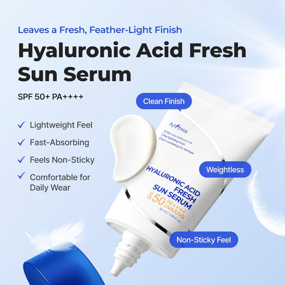 Isntree Hyaluronic Acid Fresh Sun Serum PA++++ SPF50+ 50ml