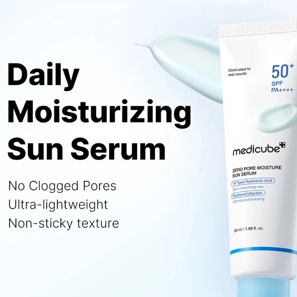 Medicube Zero Pore Moisture Sun Serum PA++++ SPF50+ 50ml