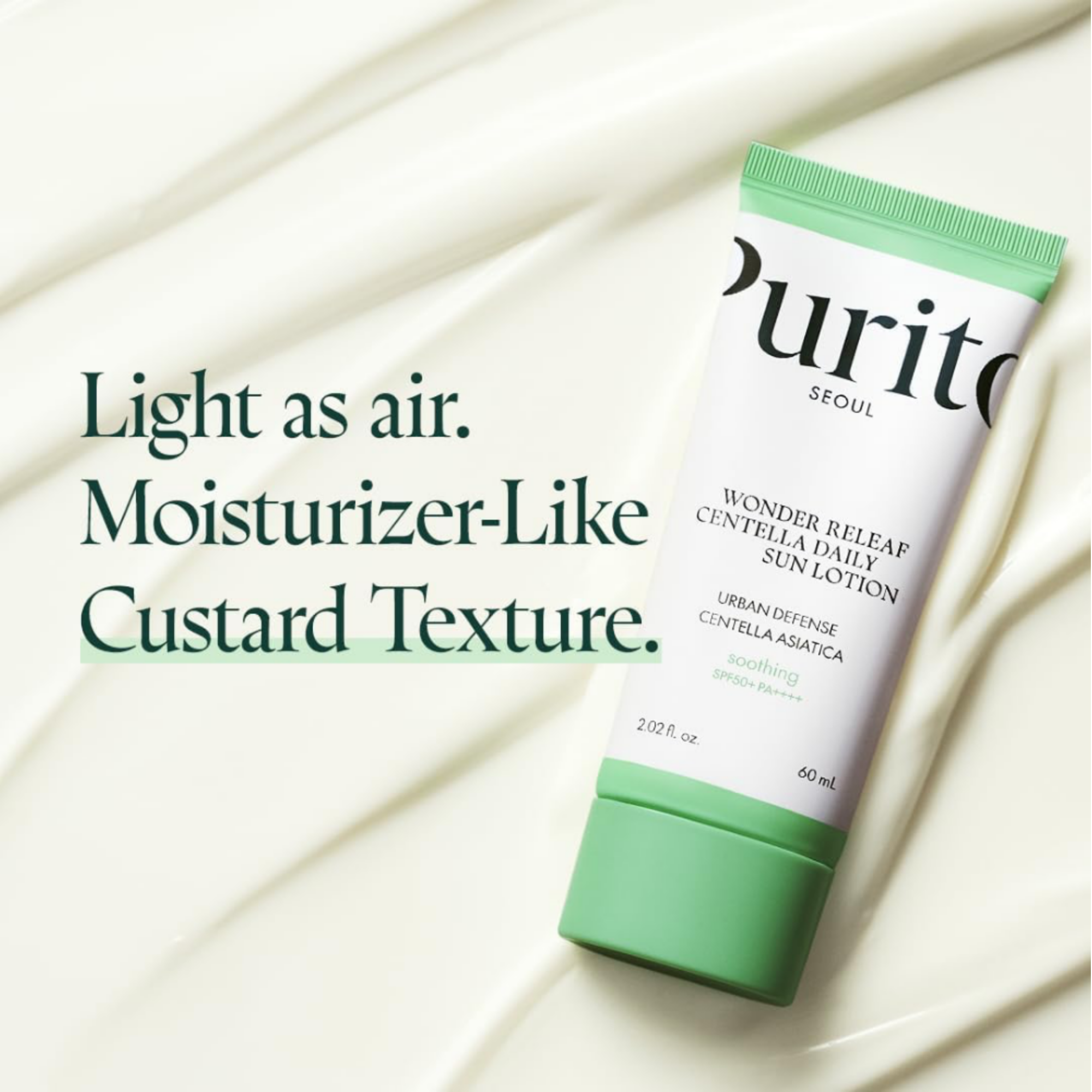 Purito Wonder Releaf Centella Daily Sun Lotion PA++++ SPF50+ 60ml