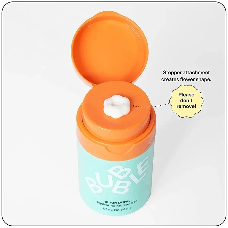 50ml Bubble Moisturizing Face Cream – Vitamin E & Aloe Vera Gel for Dry Skin Repai