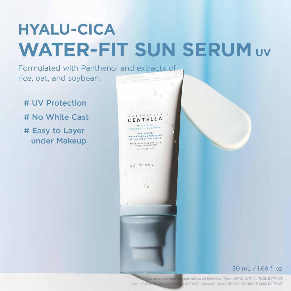 Skin1004 Madagascar Centella Hyalu-Cica Water-Fit Sun Serum PA++++ SPF50+ 100ml