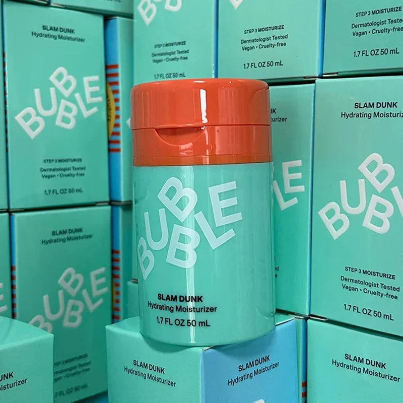 50ml Bubble Moisturizing Face Cream – Vitamin E & Aloe Vera Gel for Dry Skin Repai