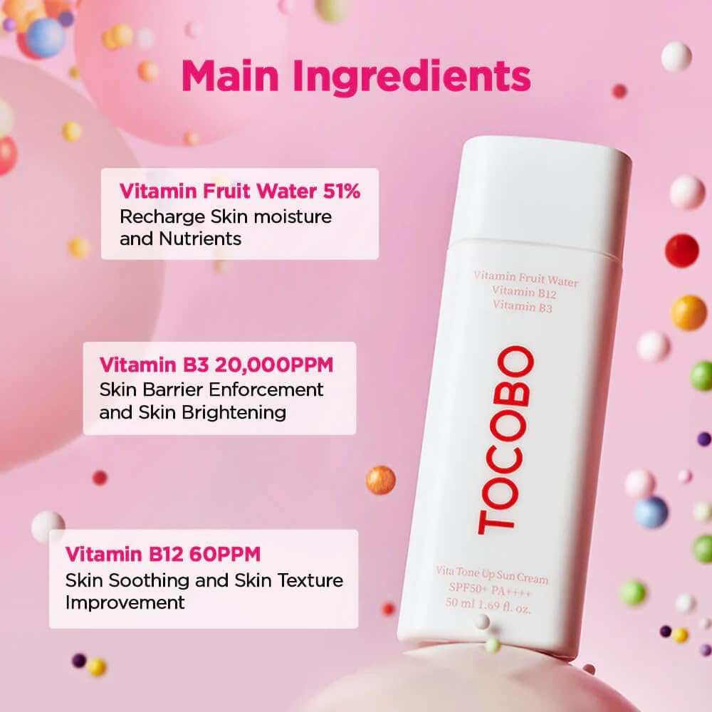 Tocobo Vita Tone Up Sun Cream PA++++ SPF50+ 50ml