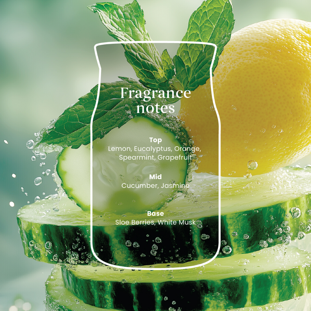 Yankee Candle Cucumber Mint Cooler Small Signature Jar Candle