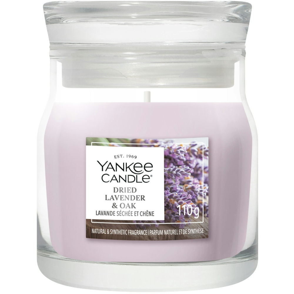 Yankee Candle Dried Lavender & Oak Small Signature Jar Candle