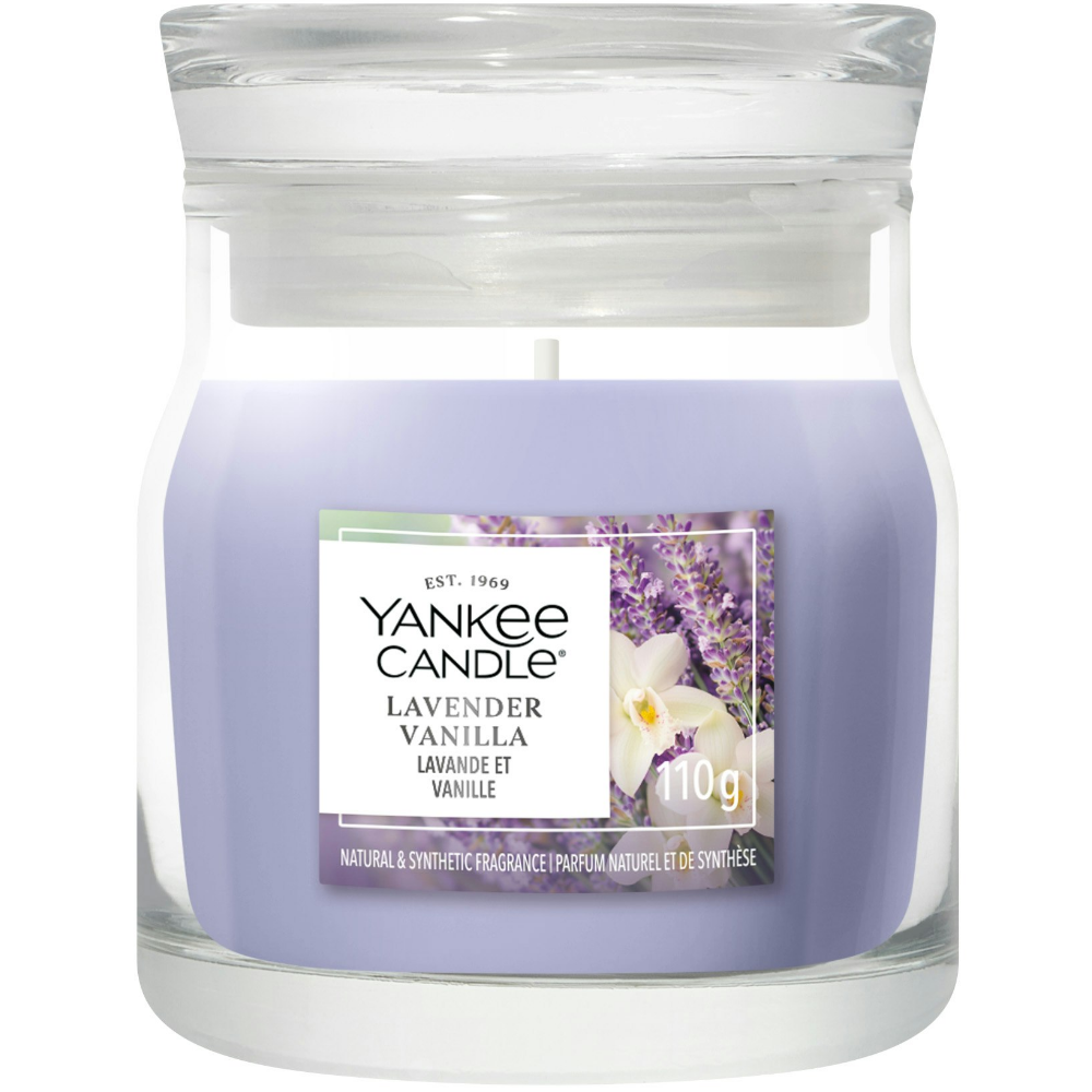 Yankee Candle Lavender Vanilla Small Signature Jar Candle