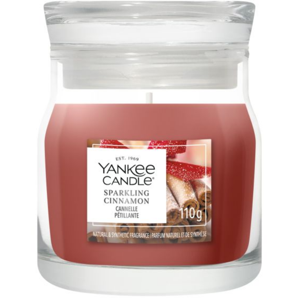 Yankee Candle Sparkling Cinnamon Small Signature Jar Candle