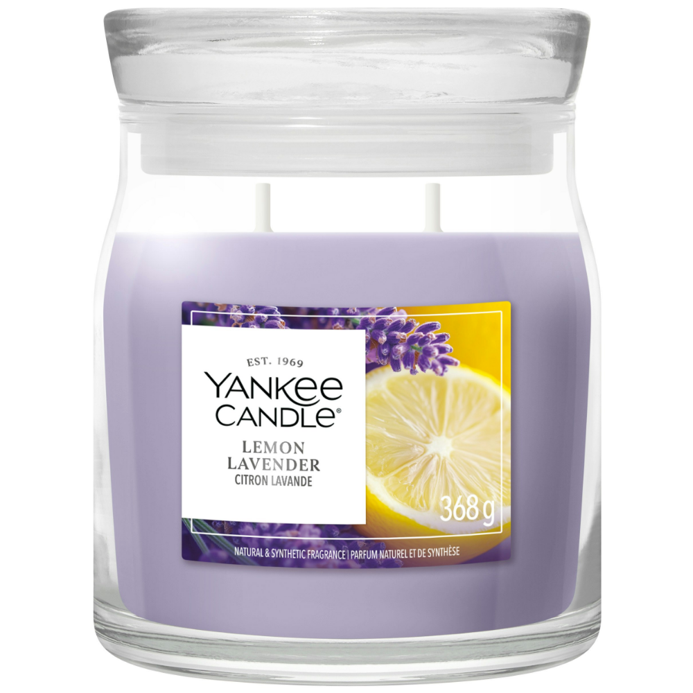 Yankee Candle Lemon Lavender Medium Signature Jar Candle
