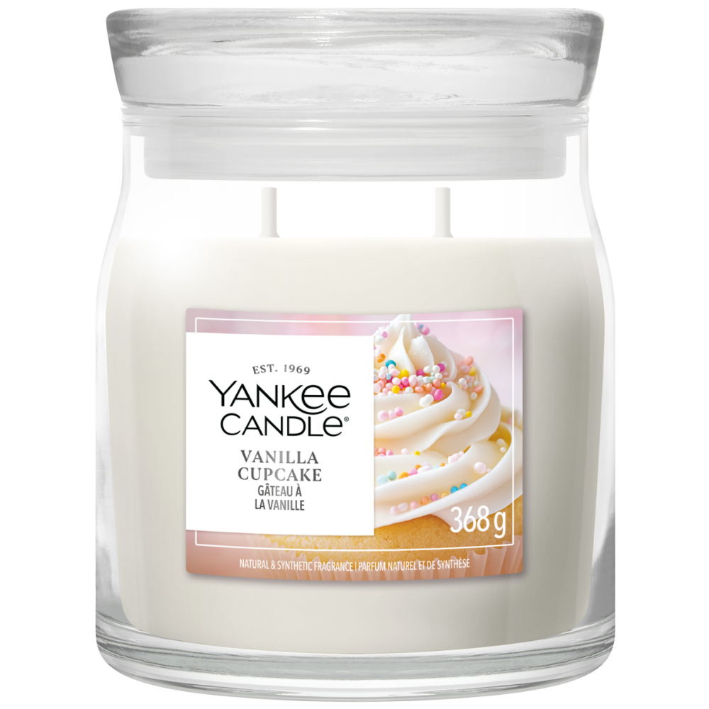 Yankee Candle Vanilla Cupcake Medium Signature Jar Candle