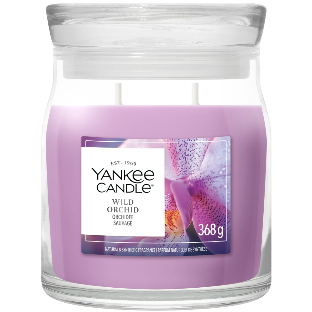 Yankee Candle Wild Orchid Medium Signature Jar Candle