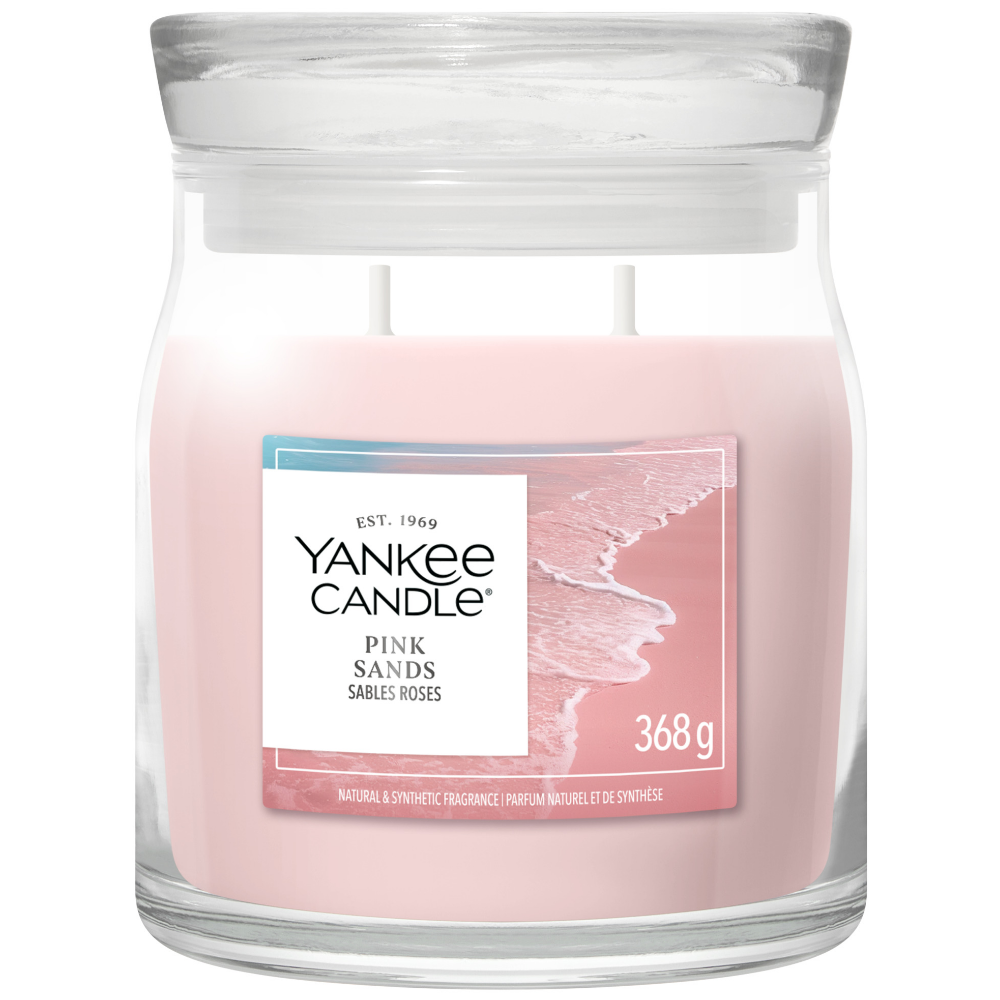 Yankee Candle Pink Sands Medium Signature Jar Candle