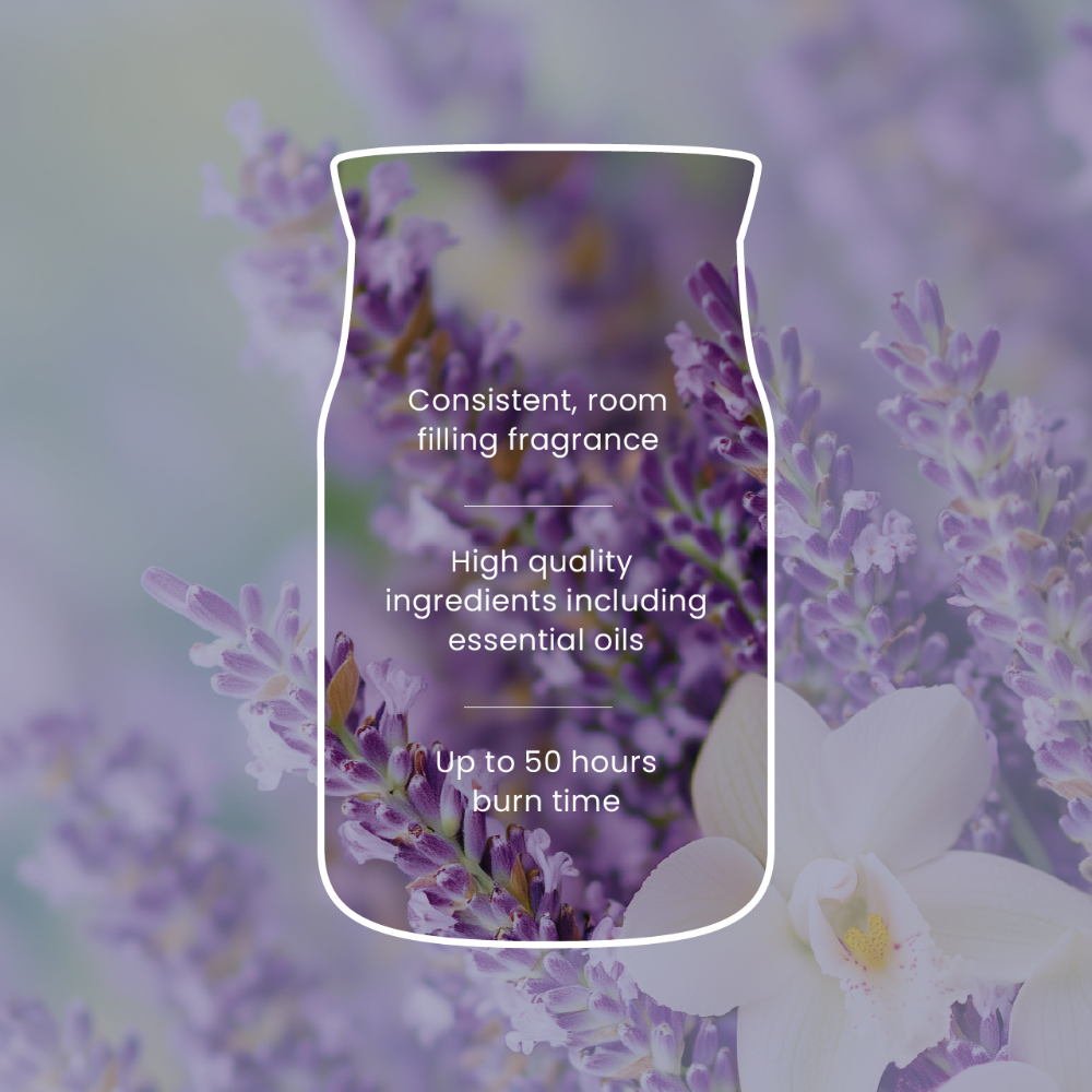 Yankee Candle Lavender Vanilla Medium Signature Jar Candle