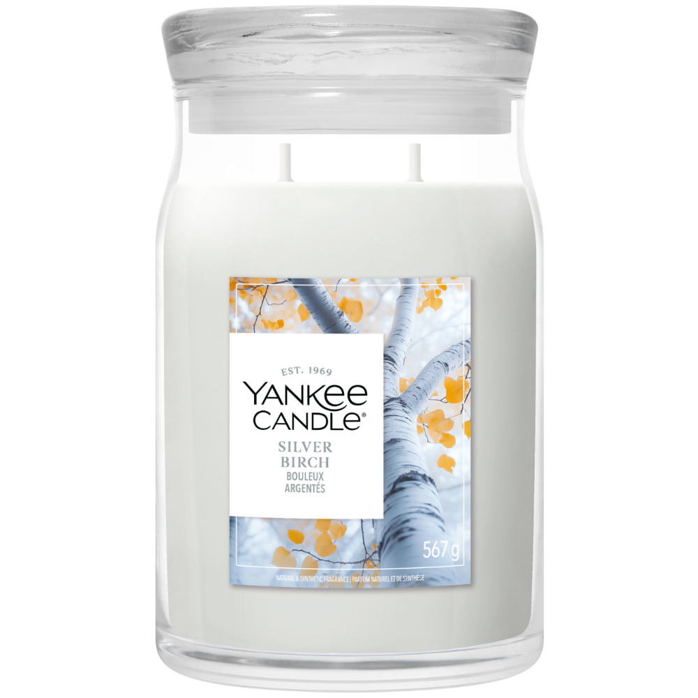 Yankee Candle Silver Birch Large Signature Jar Candle