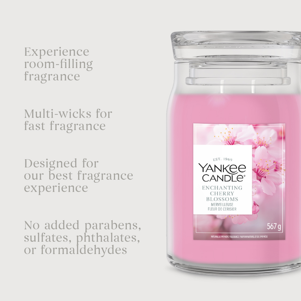 Yankee Candle Enchanting Cherry Blossom Large Signature Jar Candle