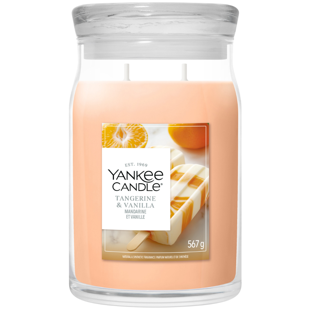 Yankee Candle Tangerine & Vanilla Large Signature Jar Candle