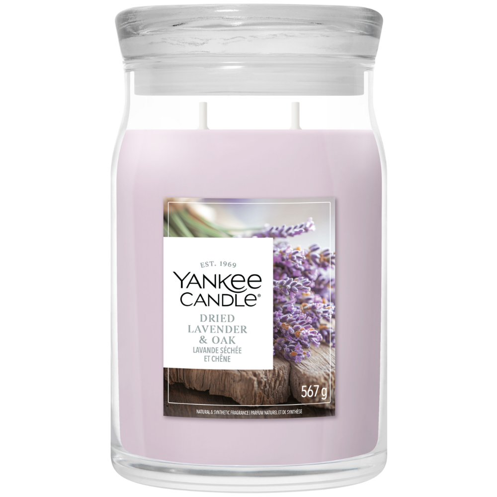 Yankee Candle Dried Lavender & Oak Large Signature Jar Candle