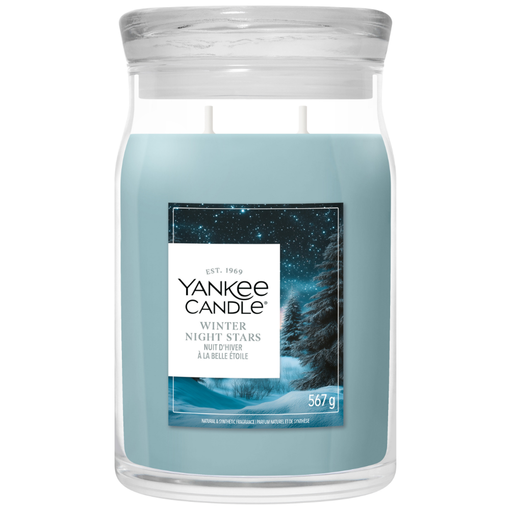 Yankee Candle Winter Night Stars Large Signature Jar Candle