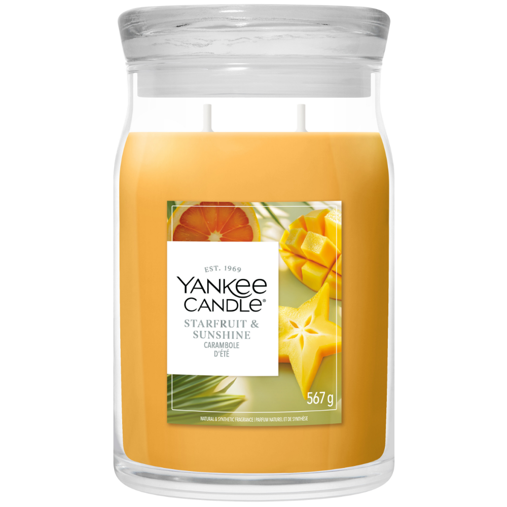 Yankee Candle Starfruit & Sunshine Large Signature Jar Candle