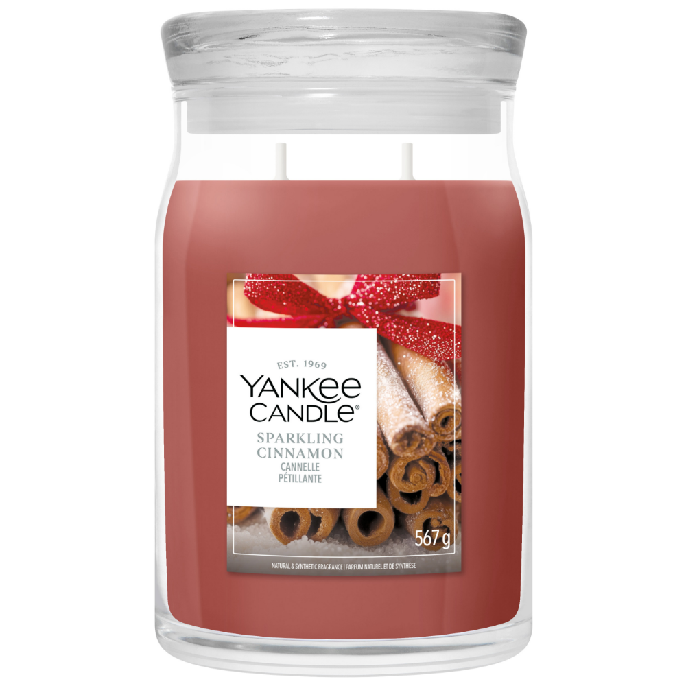 Yankee Candle Sparkling Cinnamon Large Signature Jar Candle