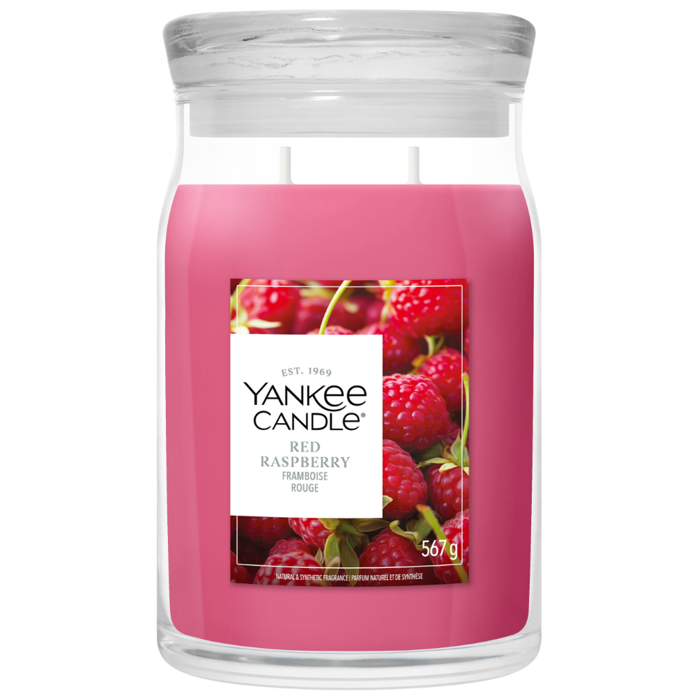 Yankee Candle Red Raspberry Large Signature Jar Candle