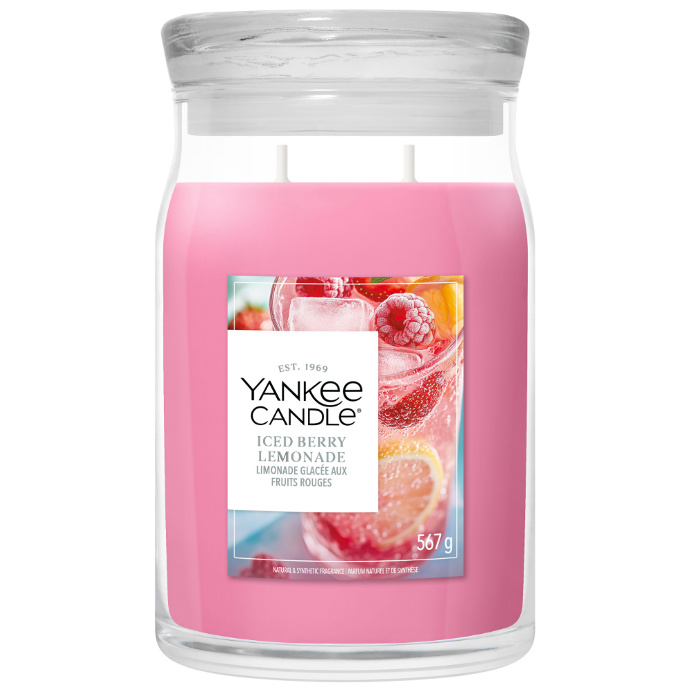Yankee Candle Iced Berry Lemonade Large Signature Jar Candle