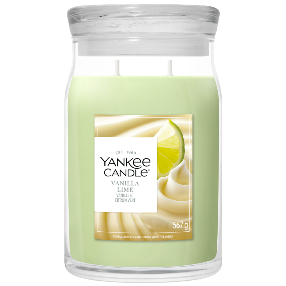 Yankee Candle Vanilla Lime Large Signature Jar Candle