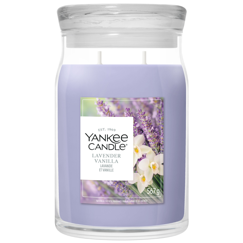 Yankee Candle Lavender Vanilla Large Signature Jar Candle