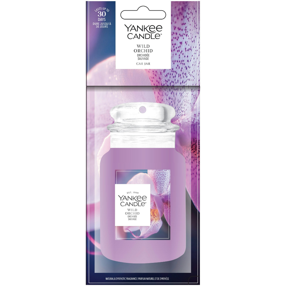 Yankee Candle Wild Orchid Paper Car Jar Air Freshener