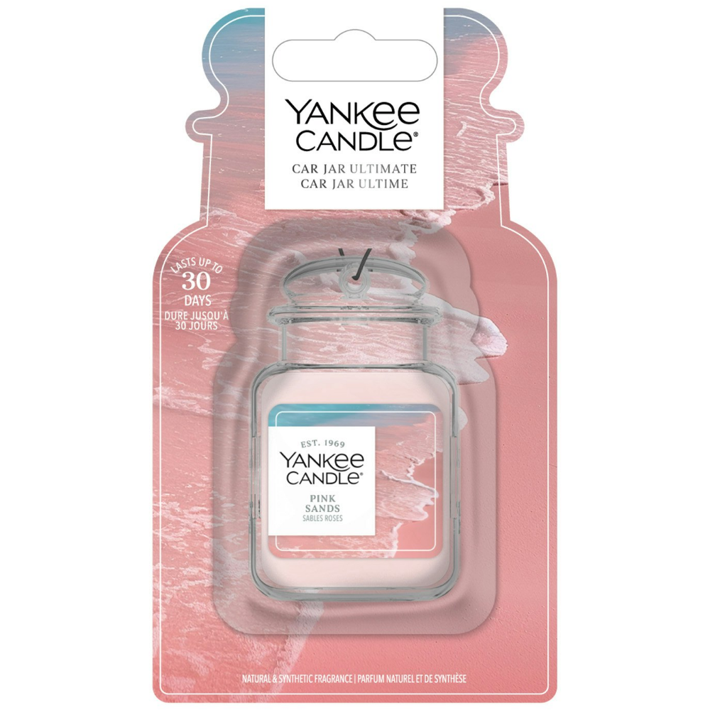 Yankee Candle Pink Sands Ultimate Car Jar Air Freshener