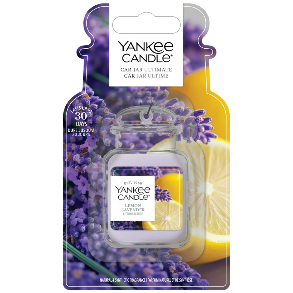 Yankee Candle Lemon Lavender Ultimate Car Jar Air Freshener