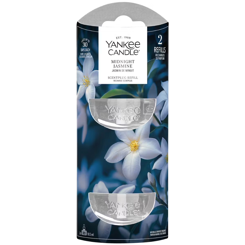 Yankee Candle Midnight Jasmine Scent Plug Refills 2 x 18.5ml