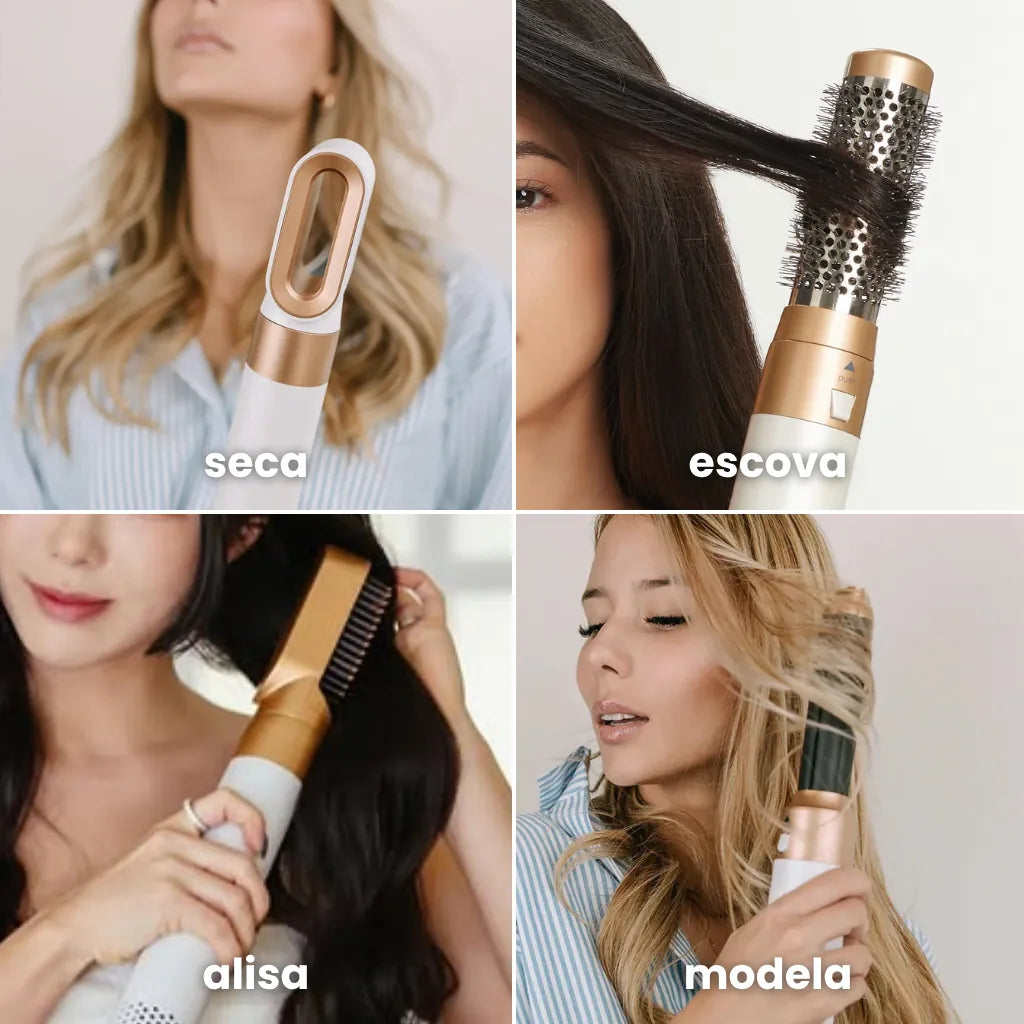 5-in-1 Styling Brush — Dries, Straightens, and Styles