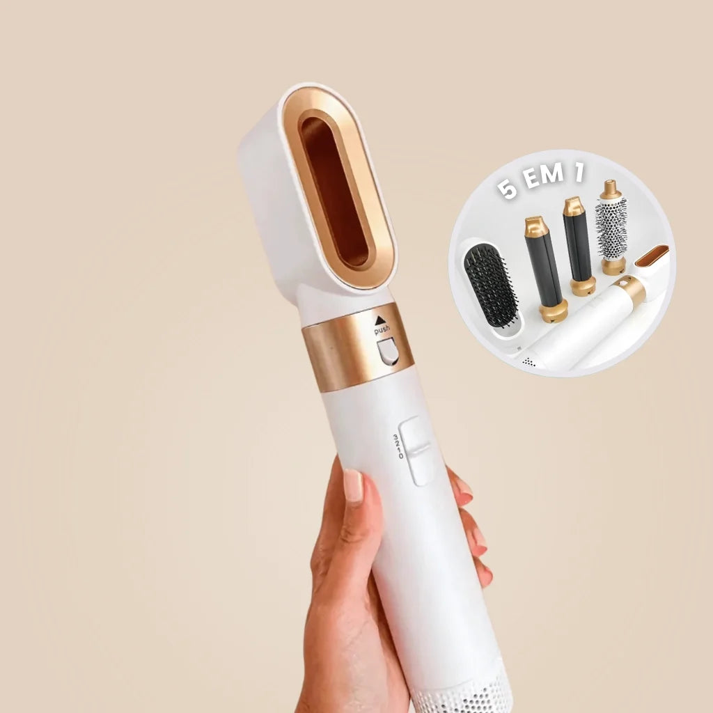 5-in-1 Styling Brush — Dries, Straightens, and Styles