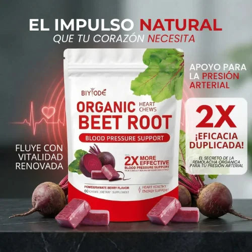 Organic Beet Root | ¡Apoya la Presión Arterial!