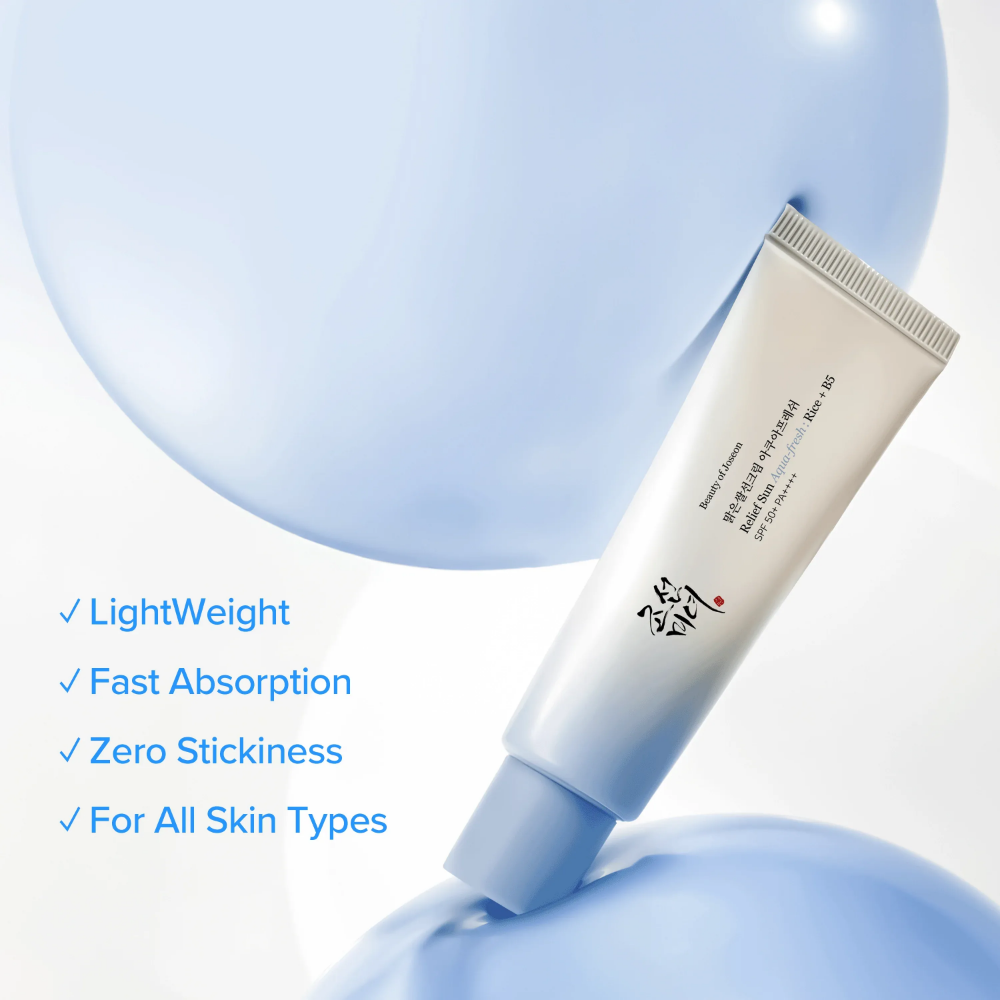 Beauty Of Joseon Relief Sun Aqua-Fresh Rice + B5 Sunscreen PA++++ SPF50+ 50ml