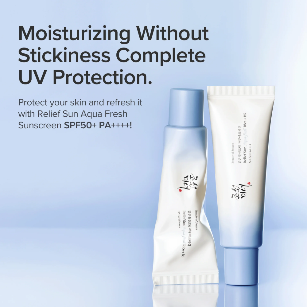 Beauty Of Joseon Relief Sun Aqua-Fresh Rice + B5 Sunscreen PA++++ SPF50+ 50ml