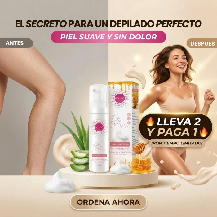 Espuma Depilatoria con cera de Abejas EELHOE ¡PROMOCIÓN 2X1!
