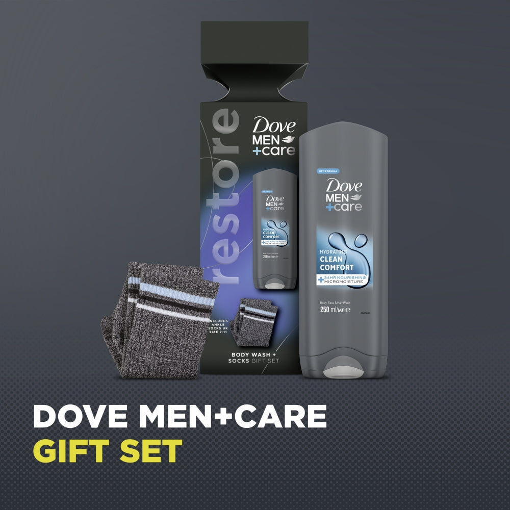 Dove Men+Care Clean Comfort Body Wash Set