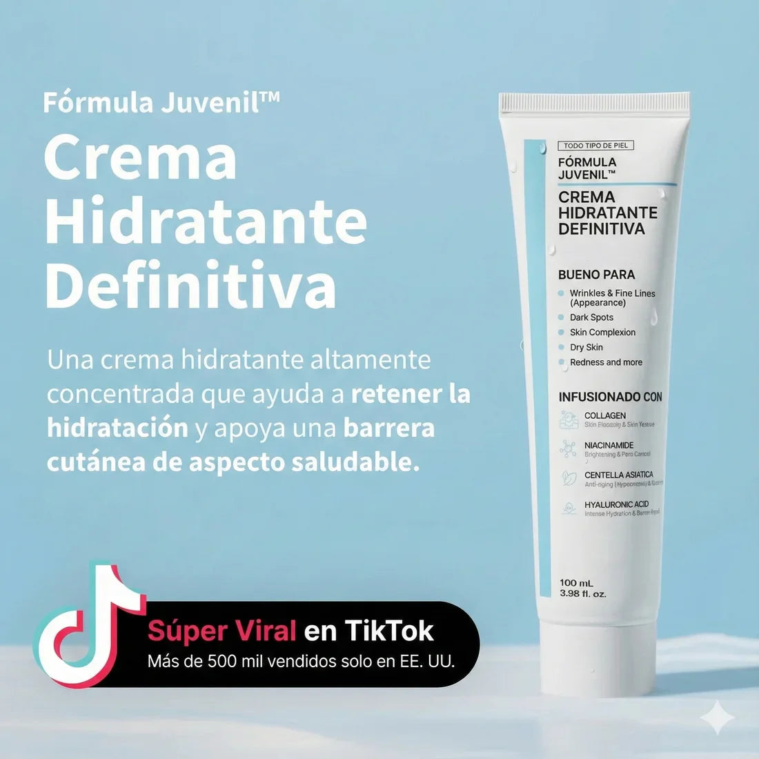 Crema Nida™  Humectante y Rejuvenecedora