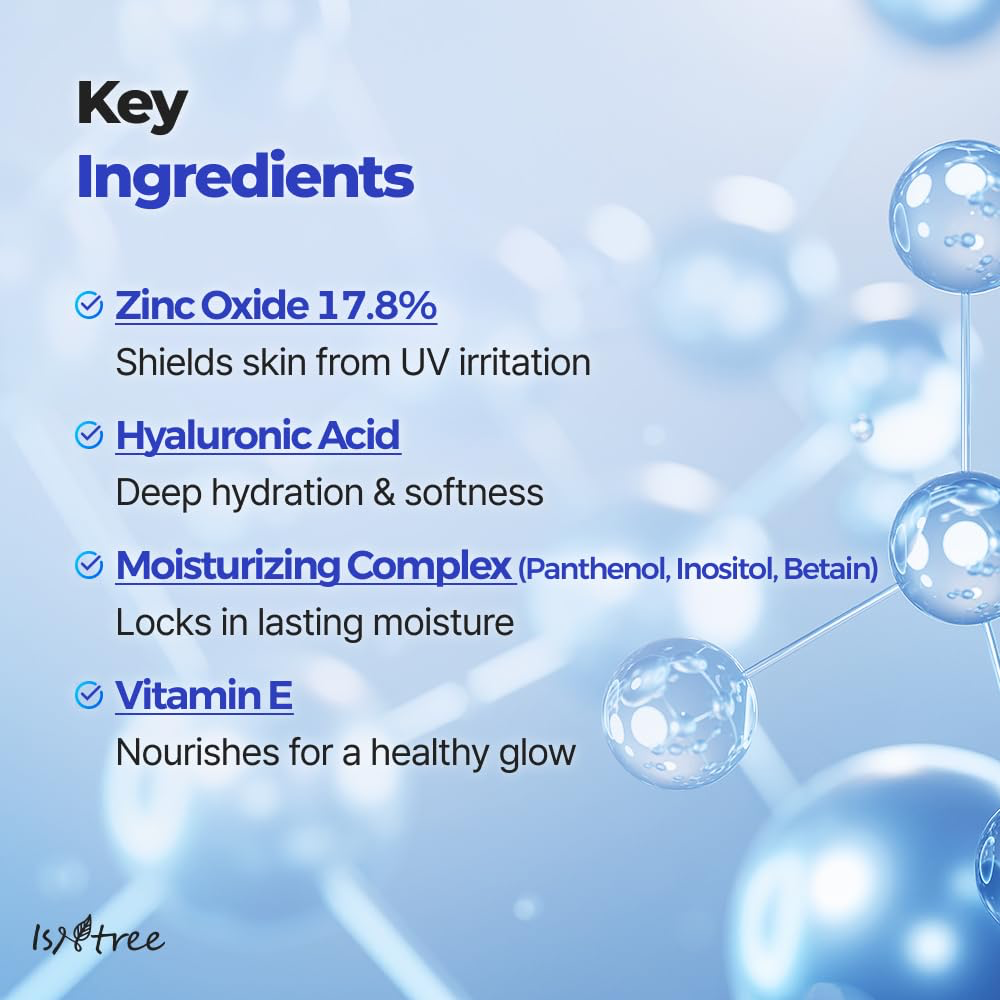 Isntree Hyaluronic Acid Natural Sun Cream PA++++ SPF50+ 50ml
