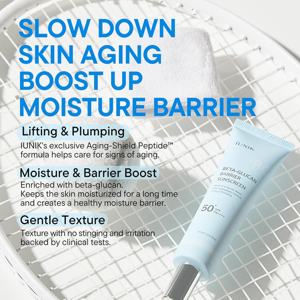 IUNIK Beta-Glucan Barrier Sunscreen PA++++ SPF50+ 60ml