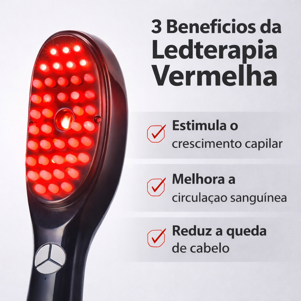 Diffuser Brush with LED and Massage - LED BRUSH 4-IN-1