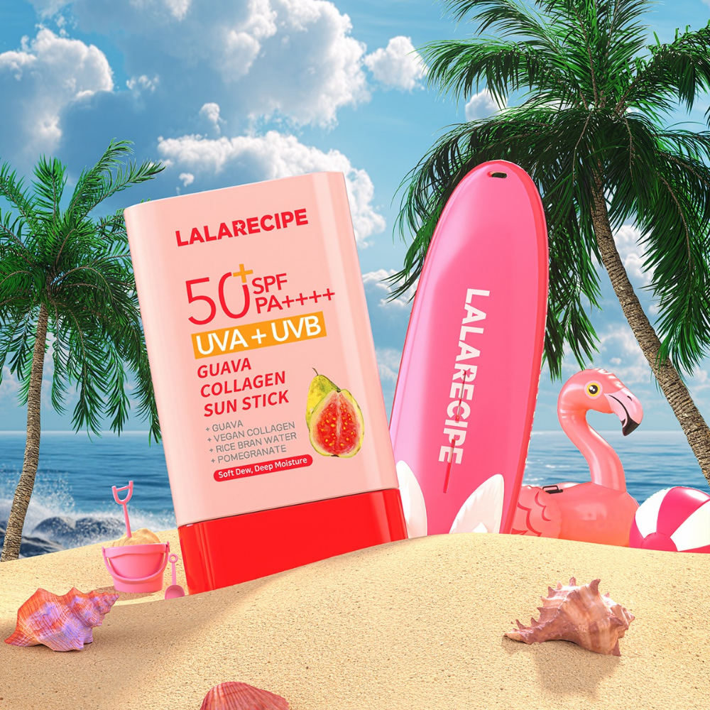 Lalarecipe Guava Collagen Sun Stick PA++++ SPF50+ 20g